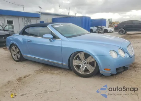 2008 Bentley Continental Gtc z USA, uszkodzony, nr VIN SCBDR33W38C052714